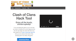 Desktop Screenshot of clashofclansgemshack.com