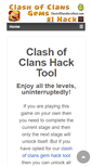 Mobile Screenshot of clashofclansgemshack.com